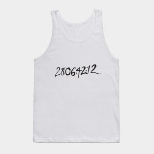 Donnie Darko Numbers Tank Top